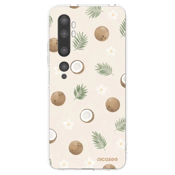 Picasee husă transparentă din silicon pentru Xiaomi Mi Note 10 (Pro) - Coconut Breeze