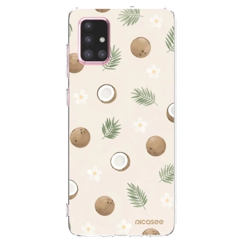 Picasee husă transparentă din silicon pentru Samsung Galaxy A71 A715F - Coconut Breeze