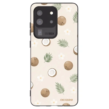 Picasee husă neagră din silicon pentru Samsung Galaxy S20 Ultra 5G G988F - Coconut Breeze