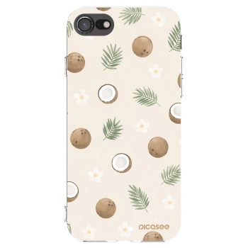 Picasee husă transparentă din silicon pentru Apple iPhone SE 2020 - Coconut Breeze
