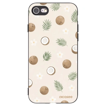 Picasee husă neagră din silicon pentru Apple iPhone SE 2020 - Coconut Breeze