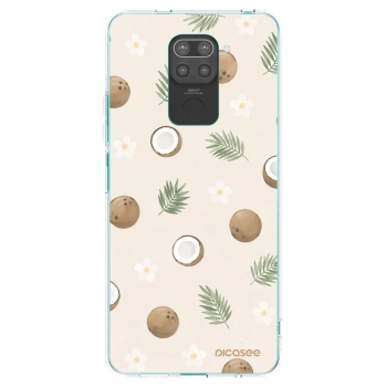 Picasee husă neagră din silicon pentru Xiaomi Redmi Note 9 - Coconut Breeze