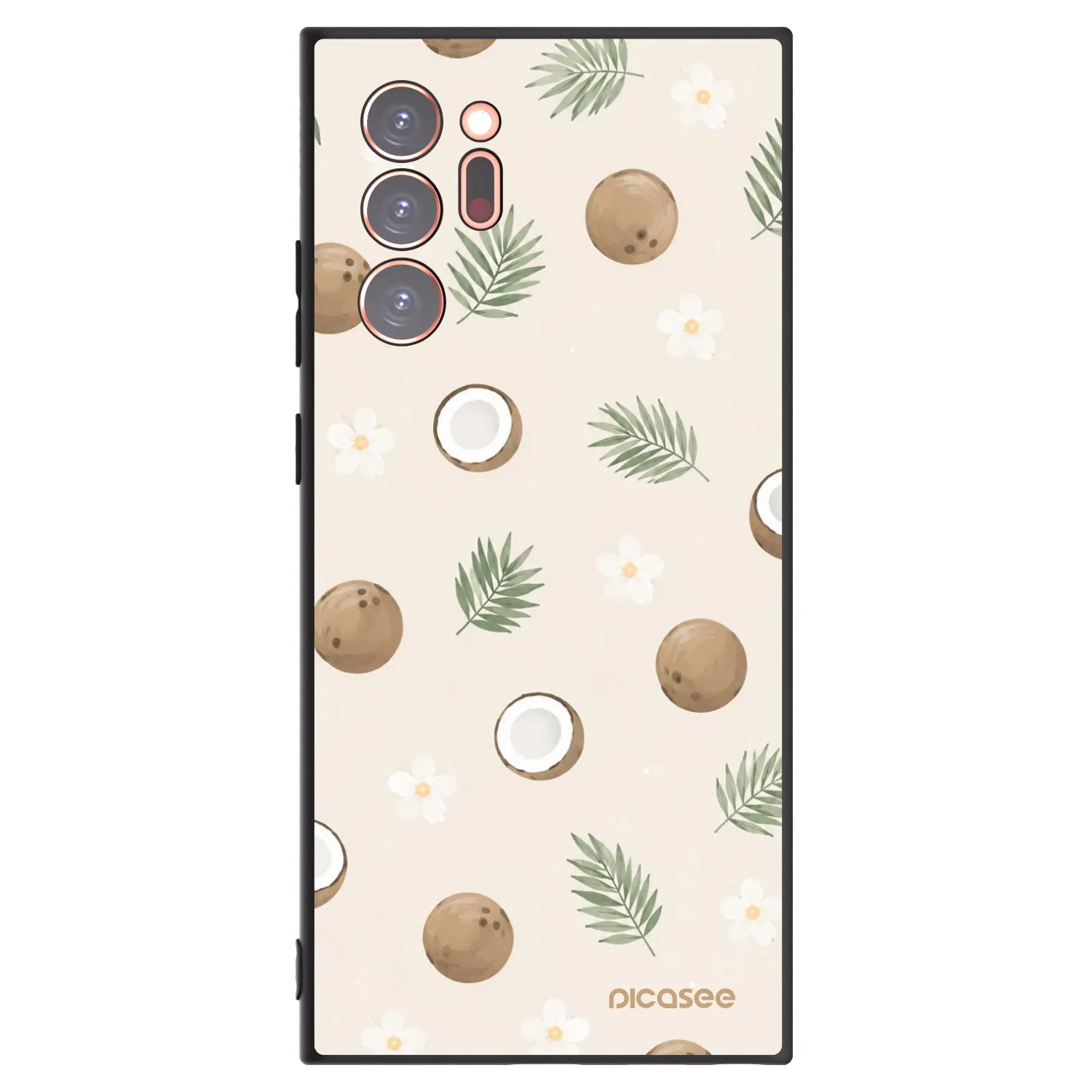 Picasee husă neagră din silicon pentru Samsung Galaxy Note 20 Ultra - Coconut Breeze