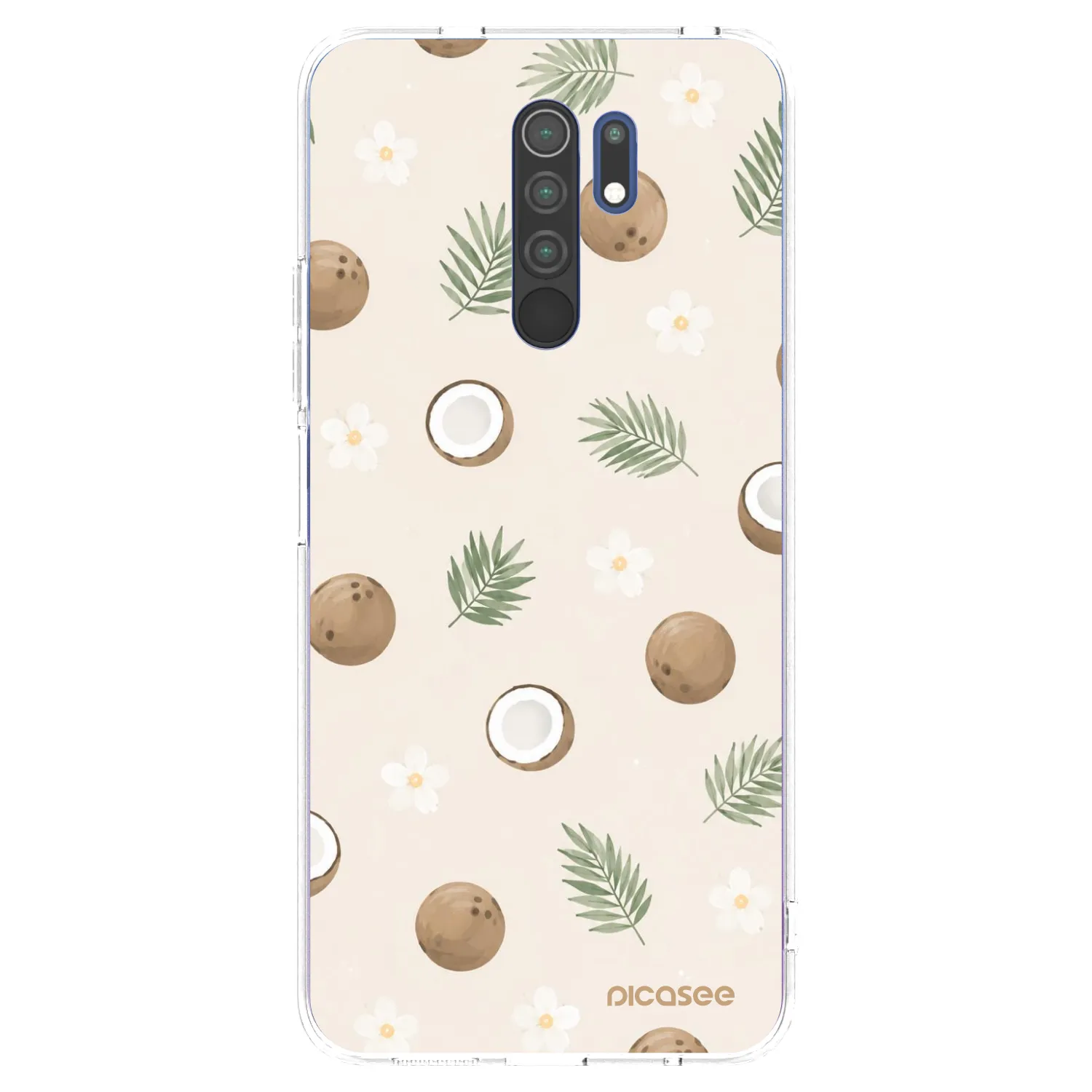 Picasee husă transparentă din silicon pentru Xiaomi Redmi 9 - Coconut Breeze