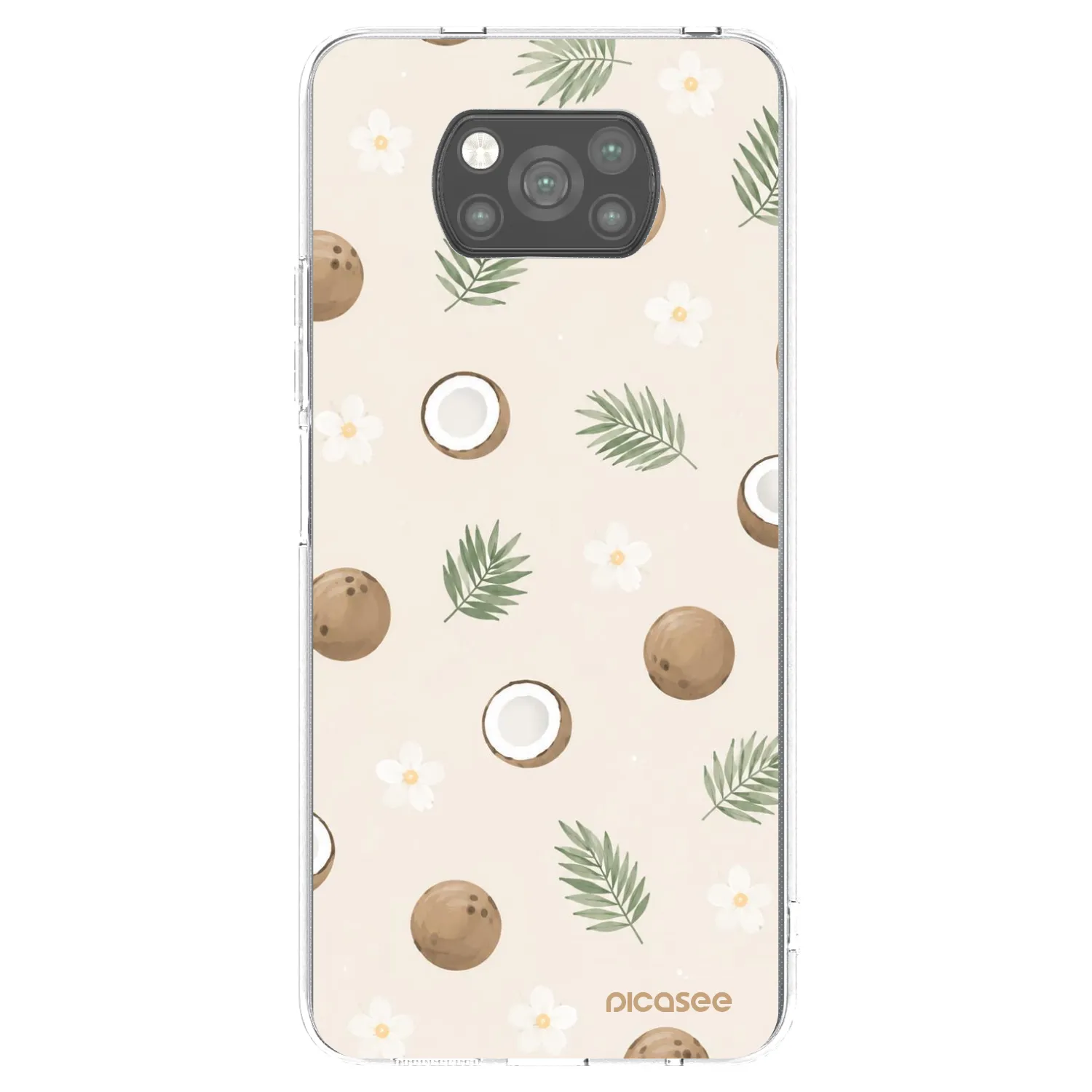Picasee husă neagră din silicon pentru Xiaomi Poco X3 - Coconut Breeze