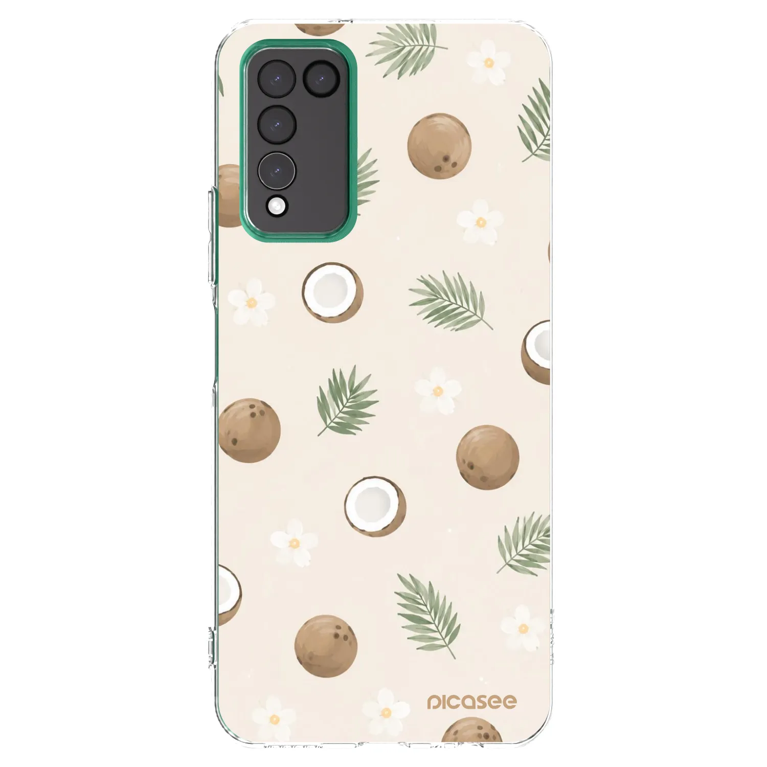 Picasee husă transparentă din silicon pentru Honor 10X Lite - Coconut Breeze