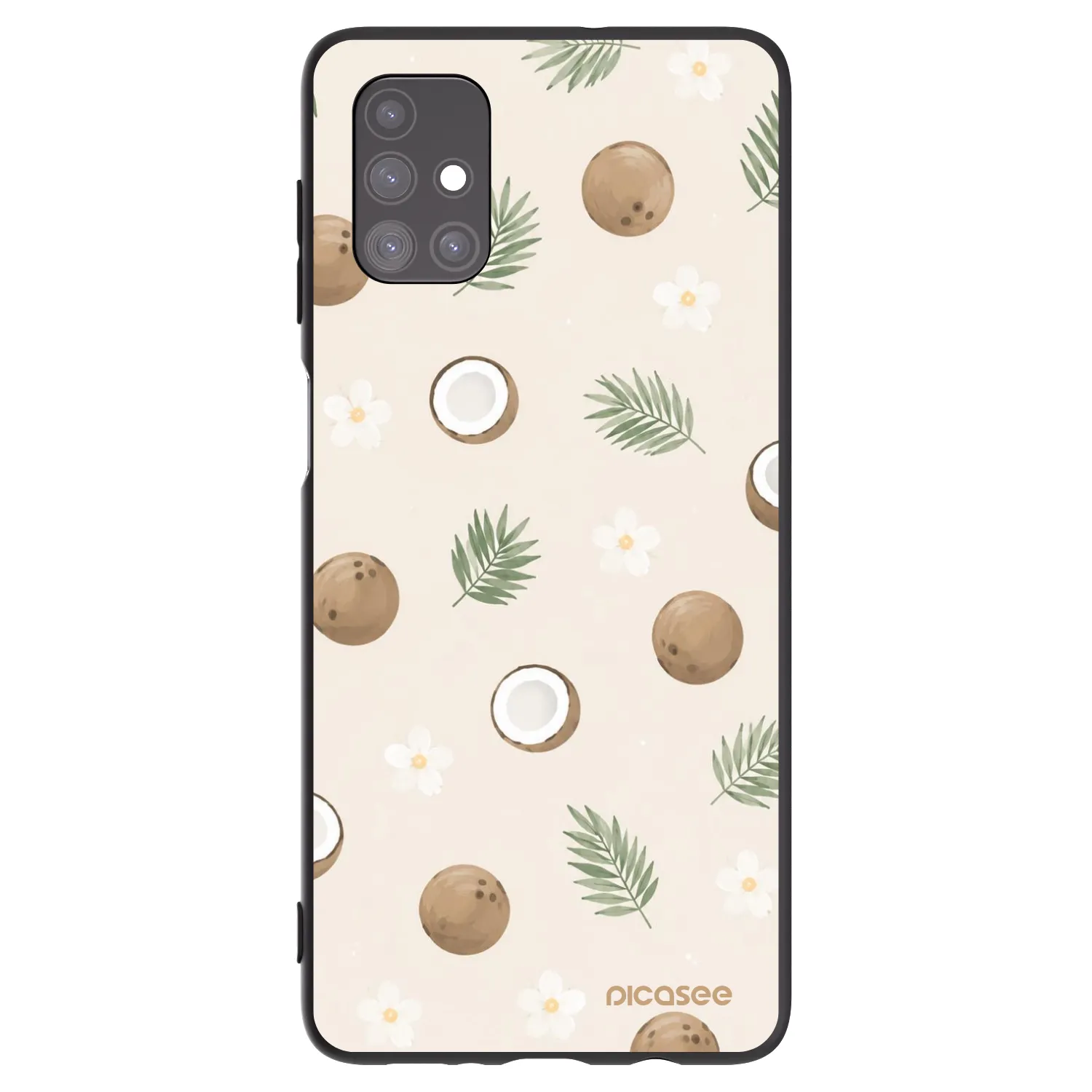 Picasee husă neagră din silicon pentru Samsung Galaxy M51 M515F - Coconut Breeze