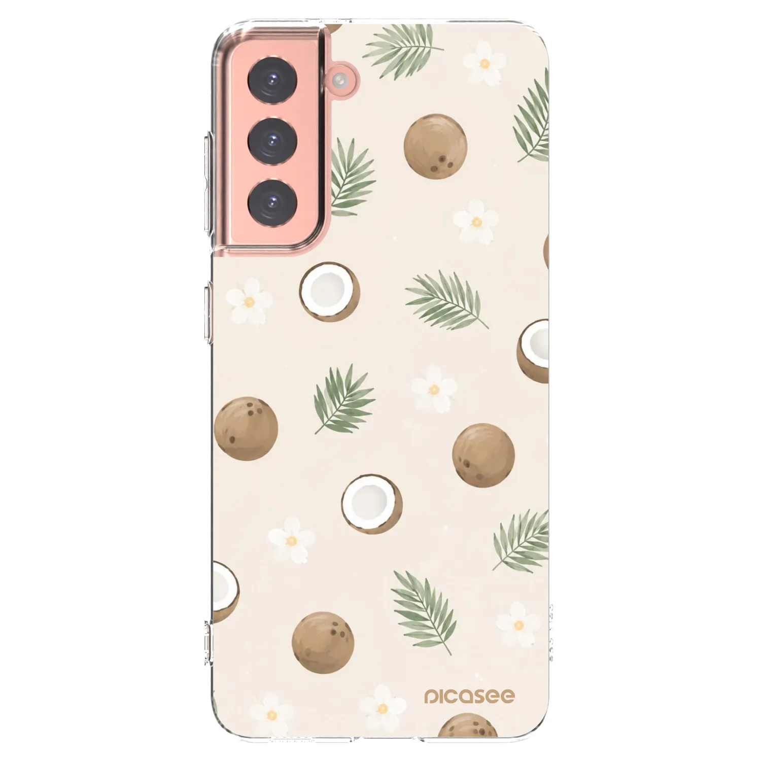 Picasee husă transparentă din silicon pentru Samsung Galaxy S21 5G G991B - Coconut Breeze