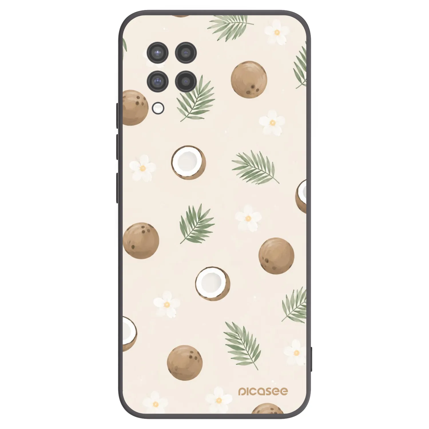 Picasee husă neagră din silicon pentru Samsung Galaxy A42 A426B - Coconut Breeze