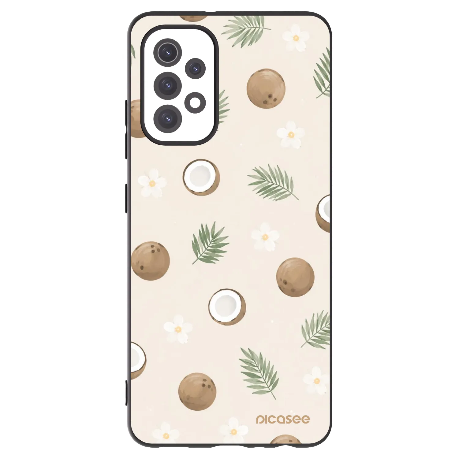 Picasee husă neagră din silicon pentru Samsung Galaxy A32 5G A326B - Coconut Breeze