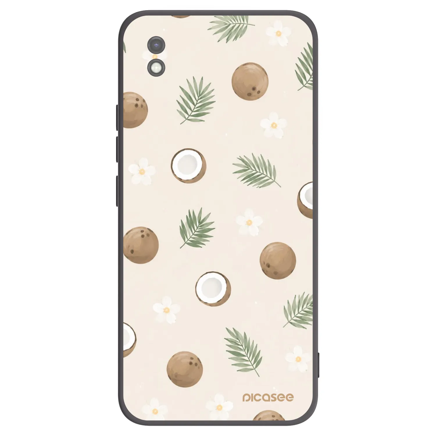 Picasee husă neagră din silicon pentru Xiaomi Redmi 9AT - Coconut Breeze