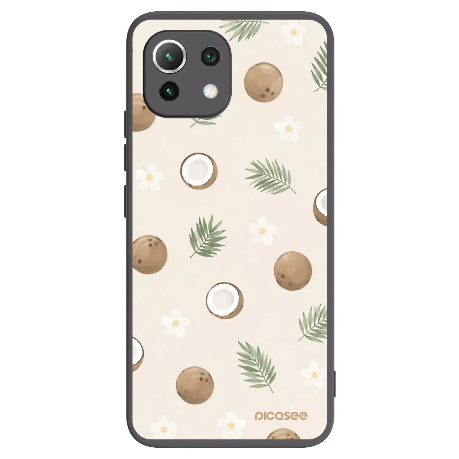 Picasee husă neagră din silicon pentru Xiaomi Mi 11 Lite - Coconut Breeze