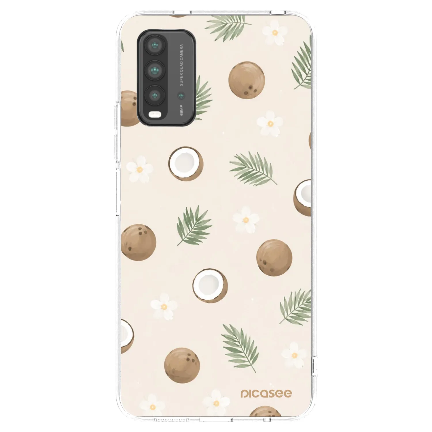 Picasee husă neagră din silicon pentru Xiaomi Redmi 9T - Coconut Breeze