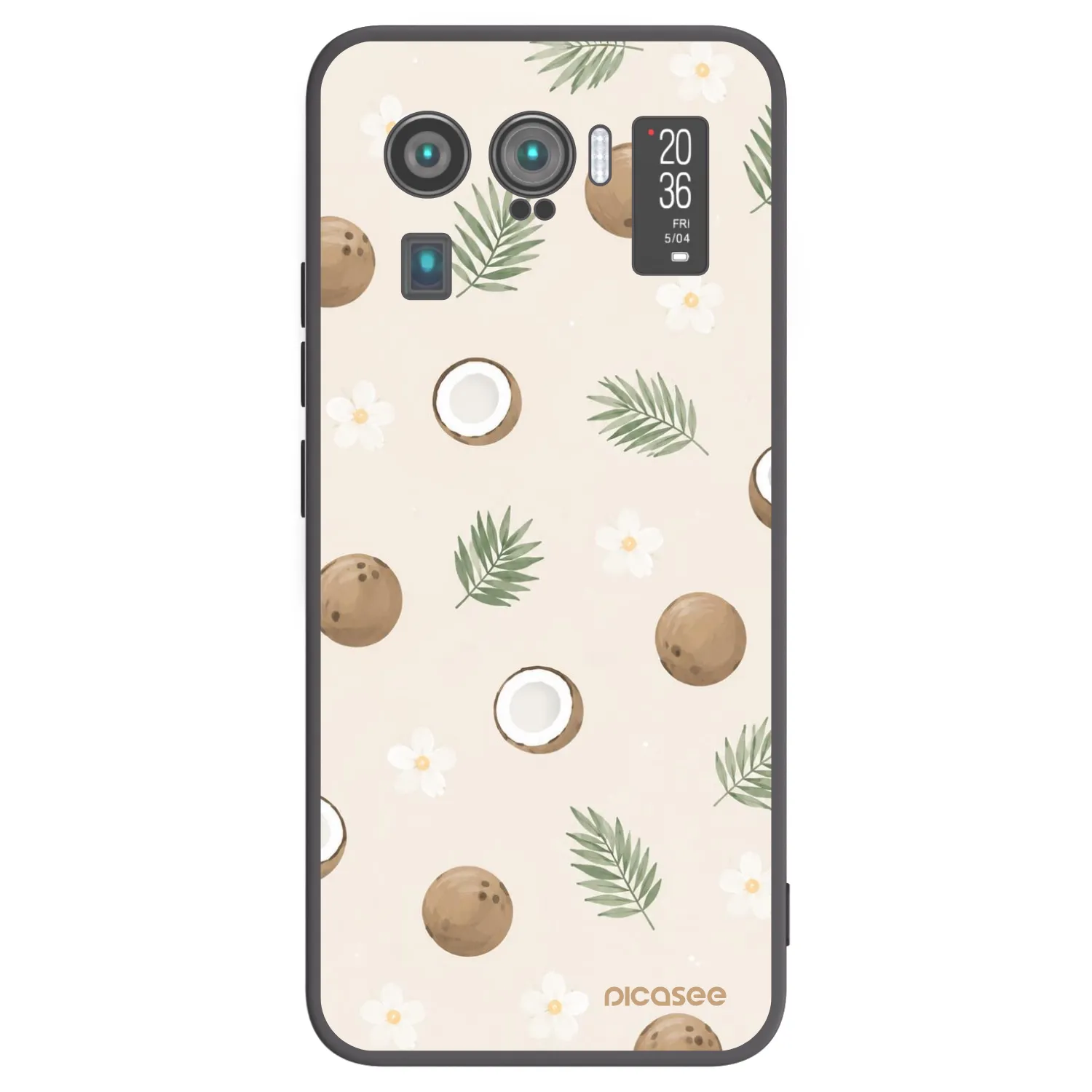 Picasee husă neagră din silicon pentru Xiaomi Mi 11 Ultra - Coconut Breeze
