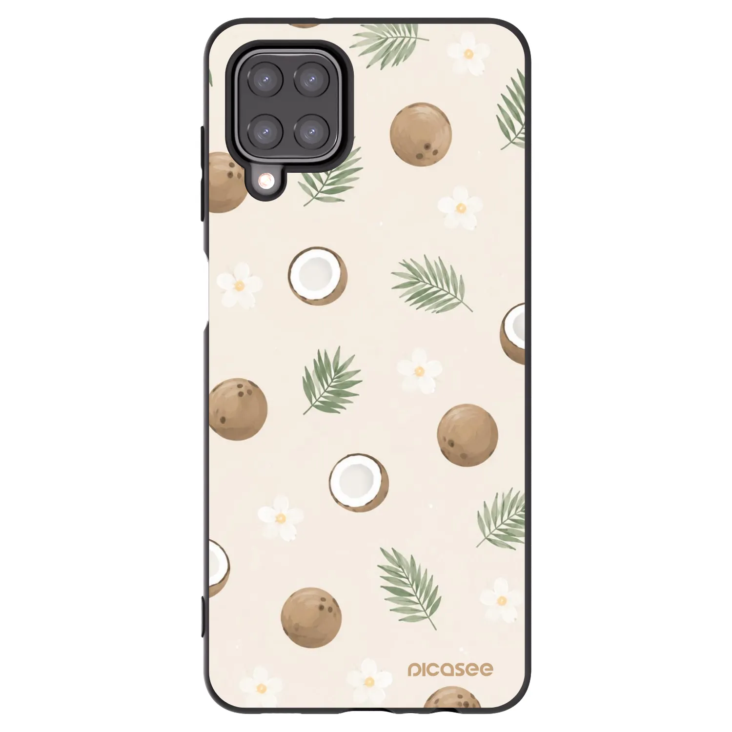 Picasee husă neagră din silicon pentru Samsung Galaxy M12 M127F - Coconut Breeze