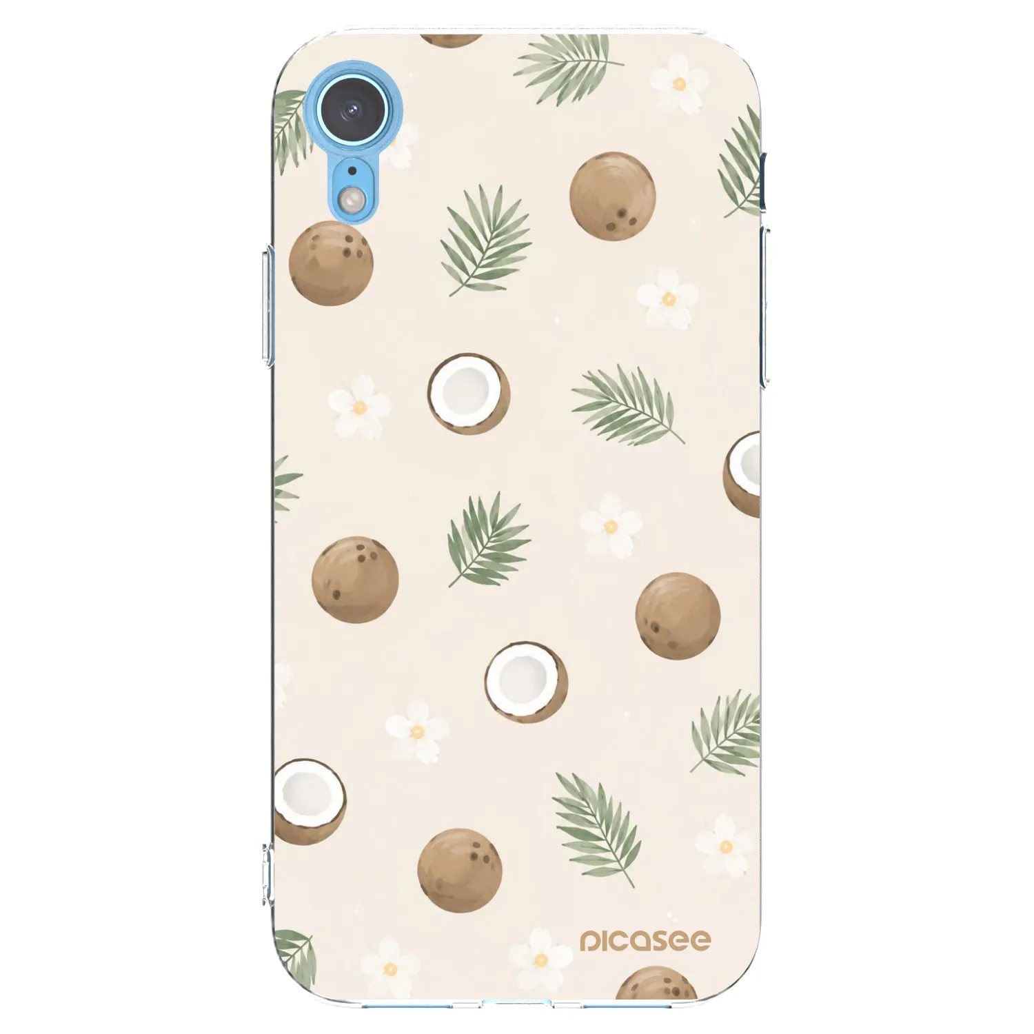 Picasee husă transparentă din silicon pentru Apple iPhone XR - Coconut Breeze