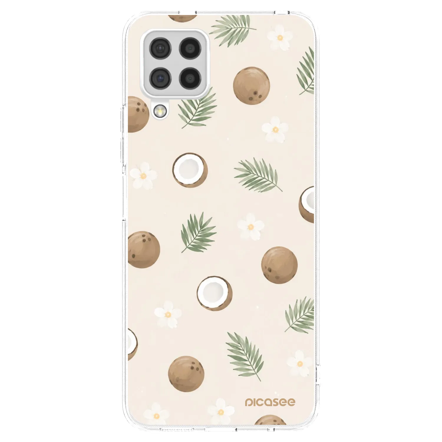 Picasee husă transparentă din silicon pentru Samsung Galaxy A22 A225F 4G - Coconut Breeze