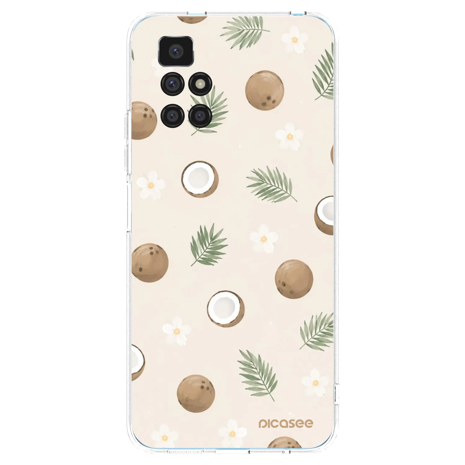 Picasee husă transparentă din silicon pentru Xiaomi Redmi 10 - Coconut Breeze