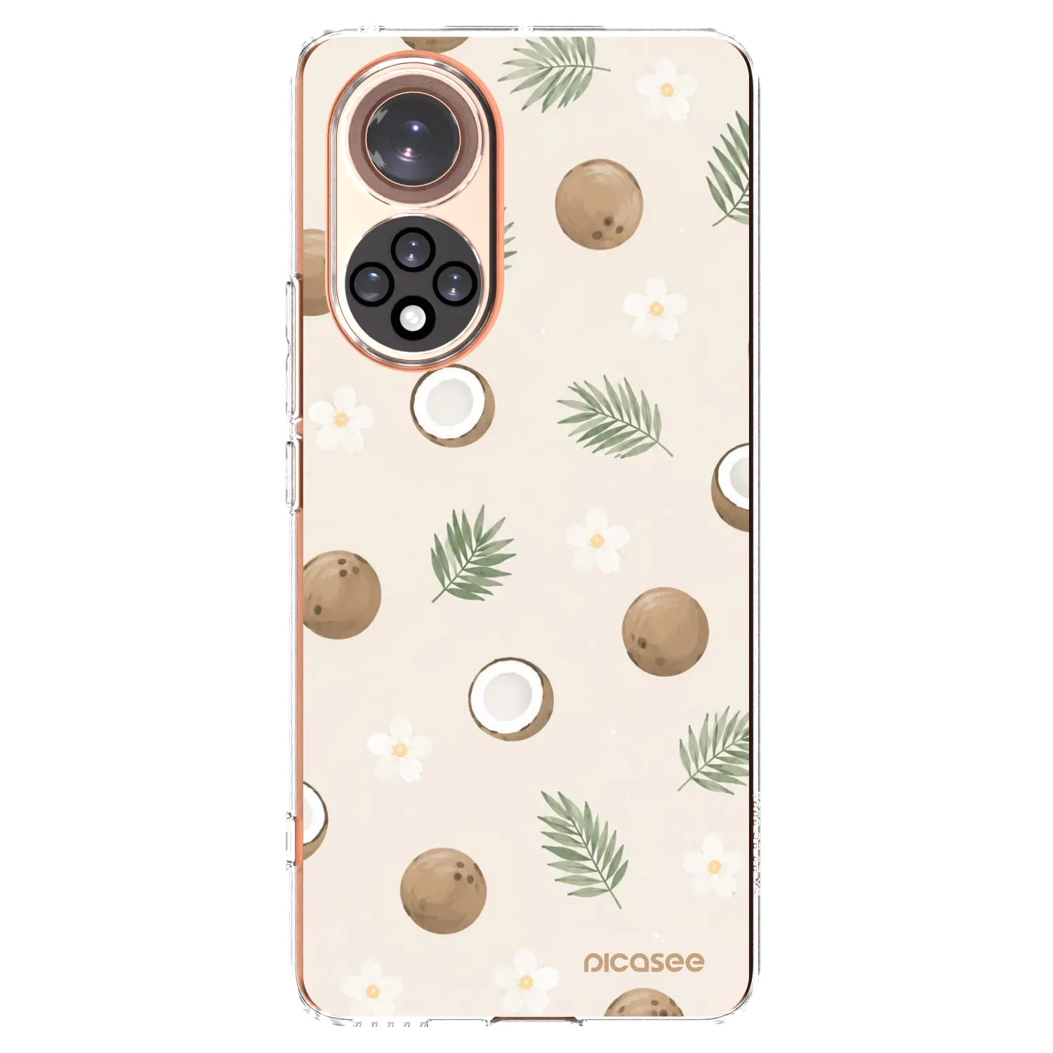 Picasee husă transparentă din silicon pentru Honor 50 5G - Coconut Breeze