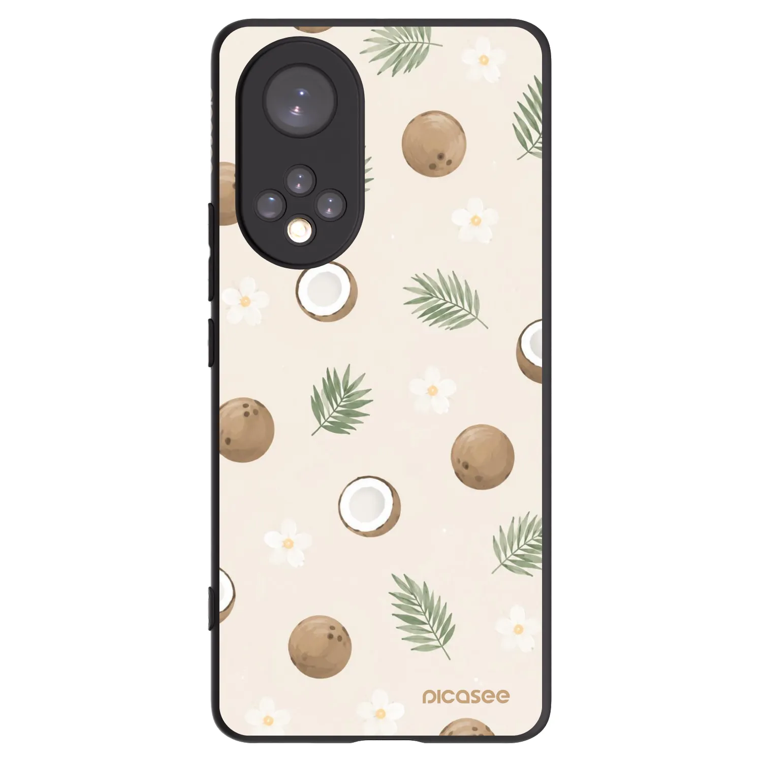 Picasee husă neagră din silicon pentru Huawei Nova 9 - Coconut Breeze