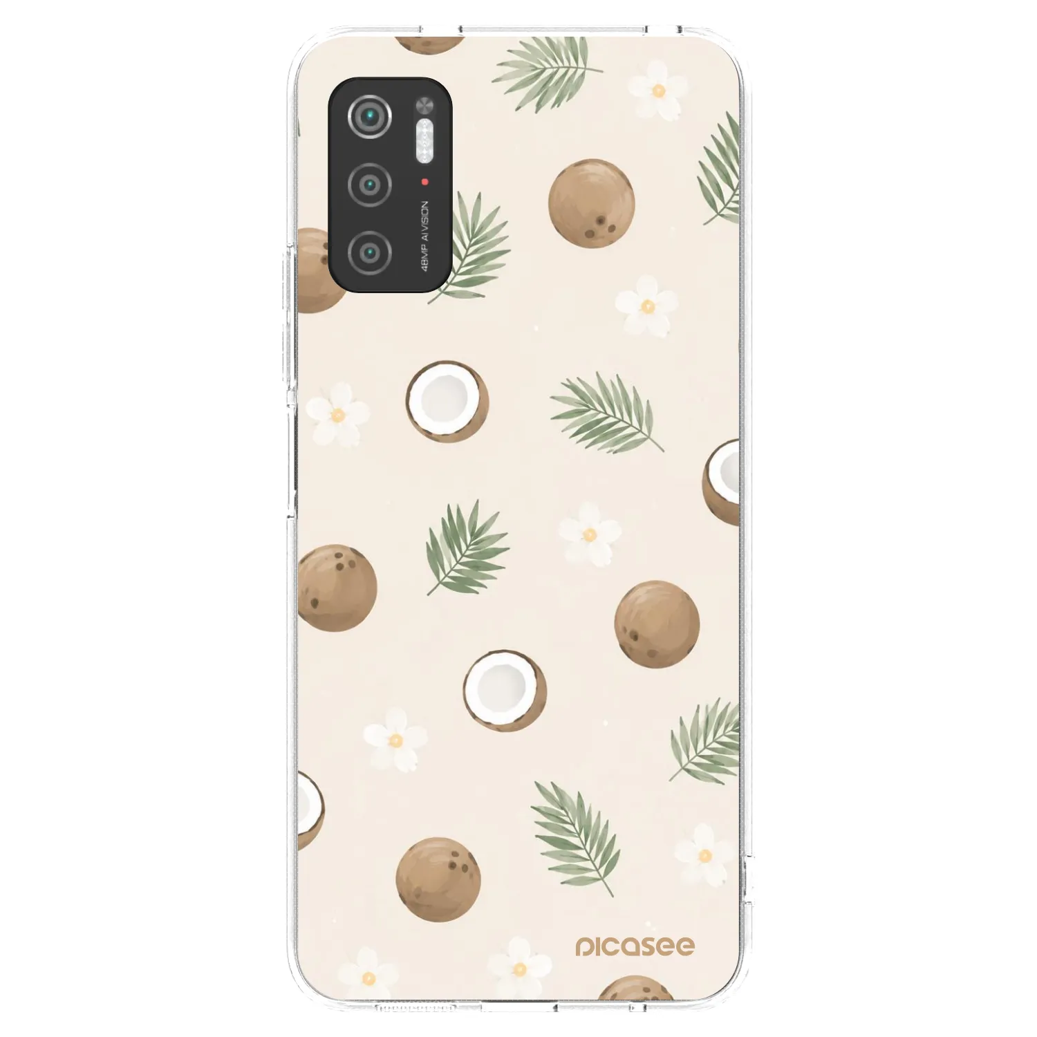 Picasee husă transparentă din silicon pentru Xiaomi Poco M3 Pro 5G - Coconut Breeze