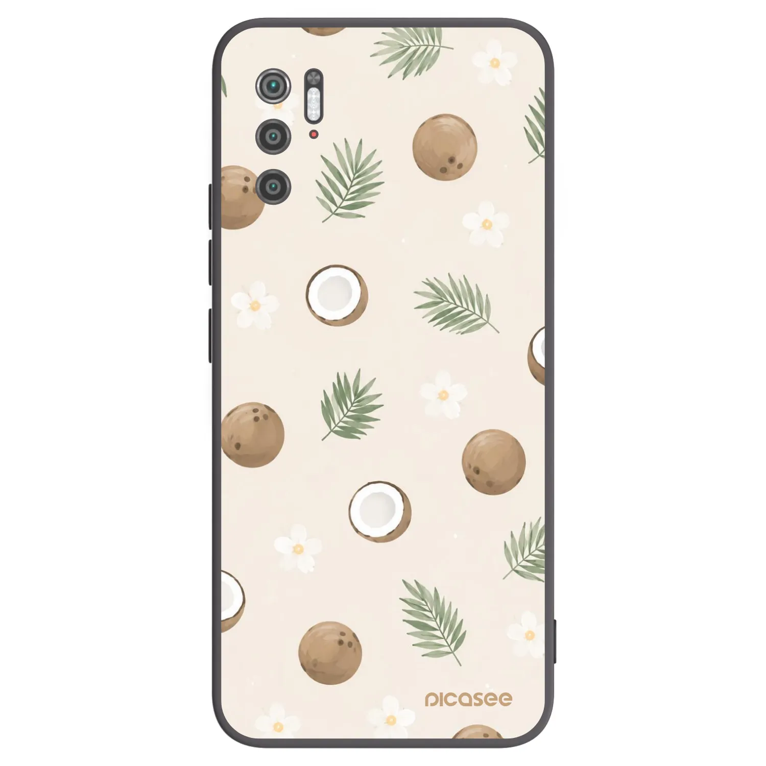 Picasee husă neagră din silicon pentru Xiaomi Poco M3 Pro 5G - Coconut Breeze