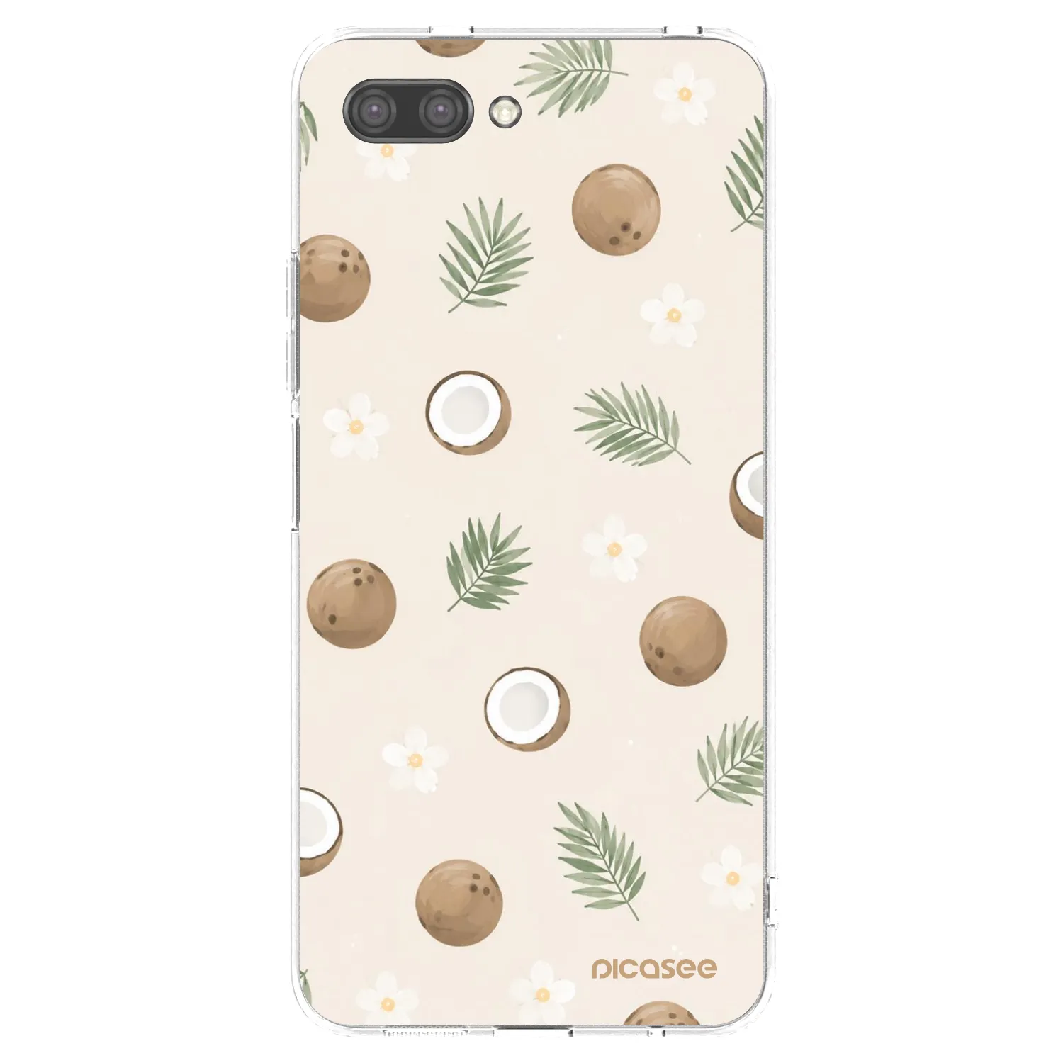 Picasee husă transparentă din silicon pentru Honor 10 - Coconut Breeze
