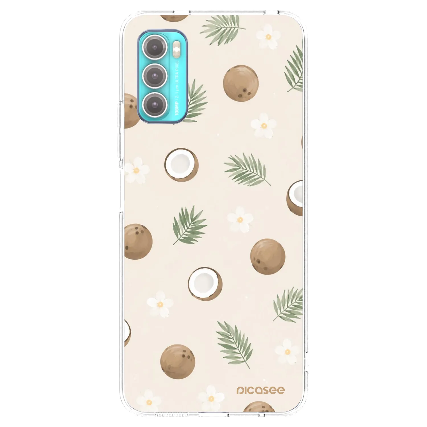 Picasee husă transparentă din silicon pentru Motorola Moto G60 - Coconut Breeze