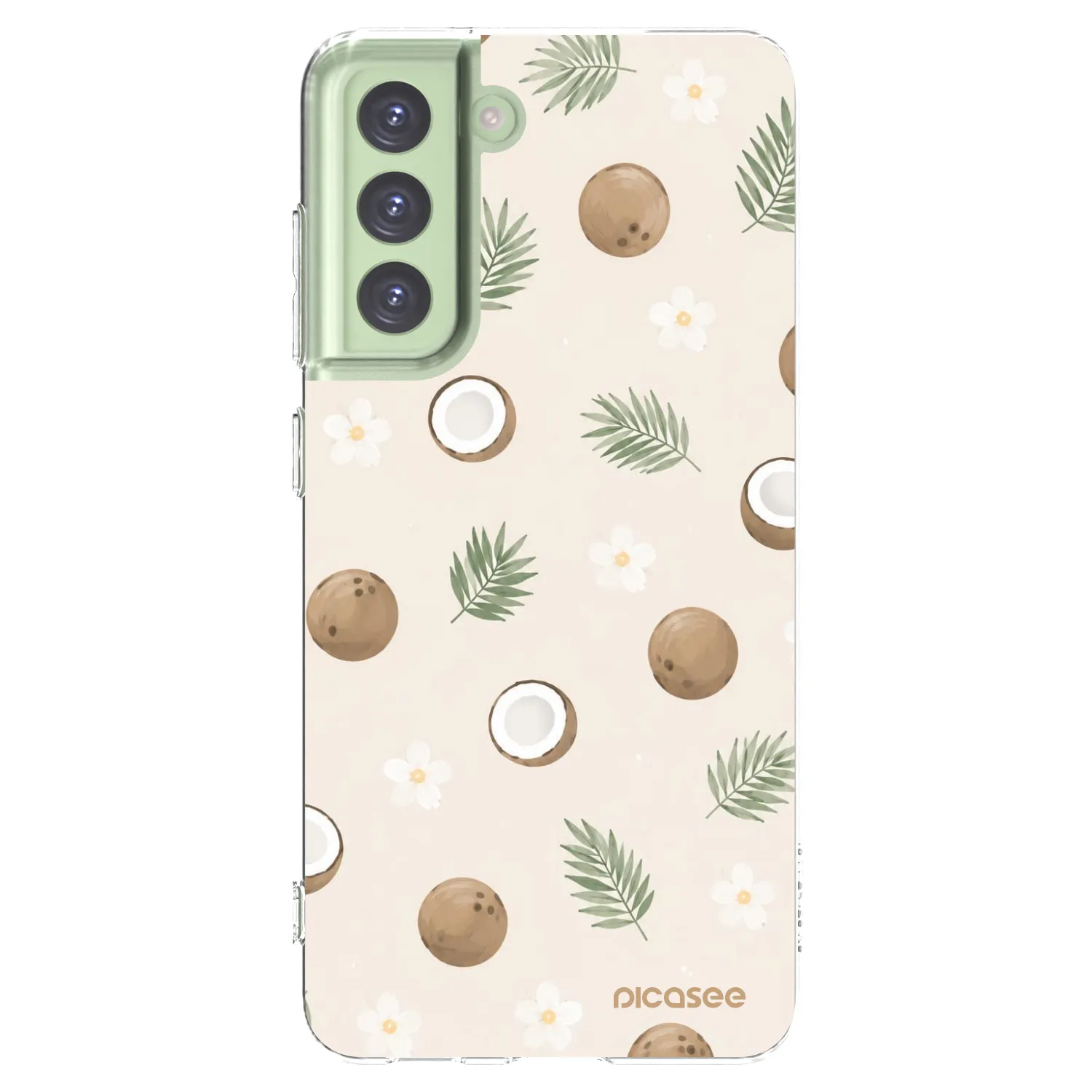 Picasee husă transparentă din silicon pentru Samsung Galaxy S21 FE 5G - Coconut Breeze