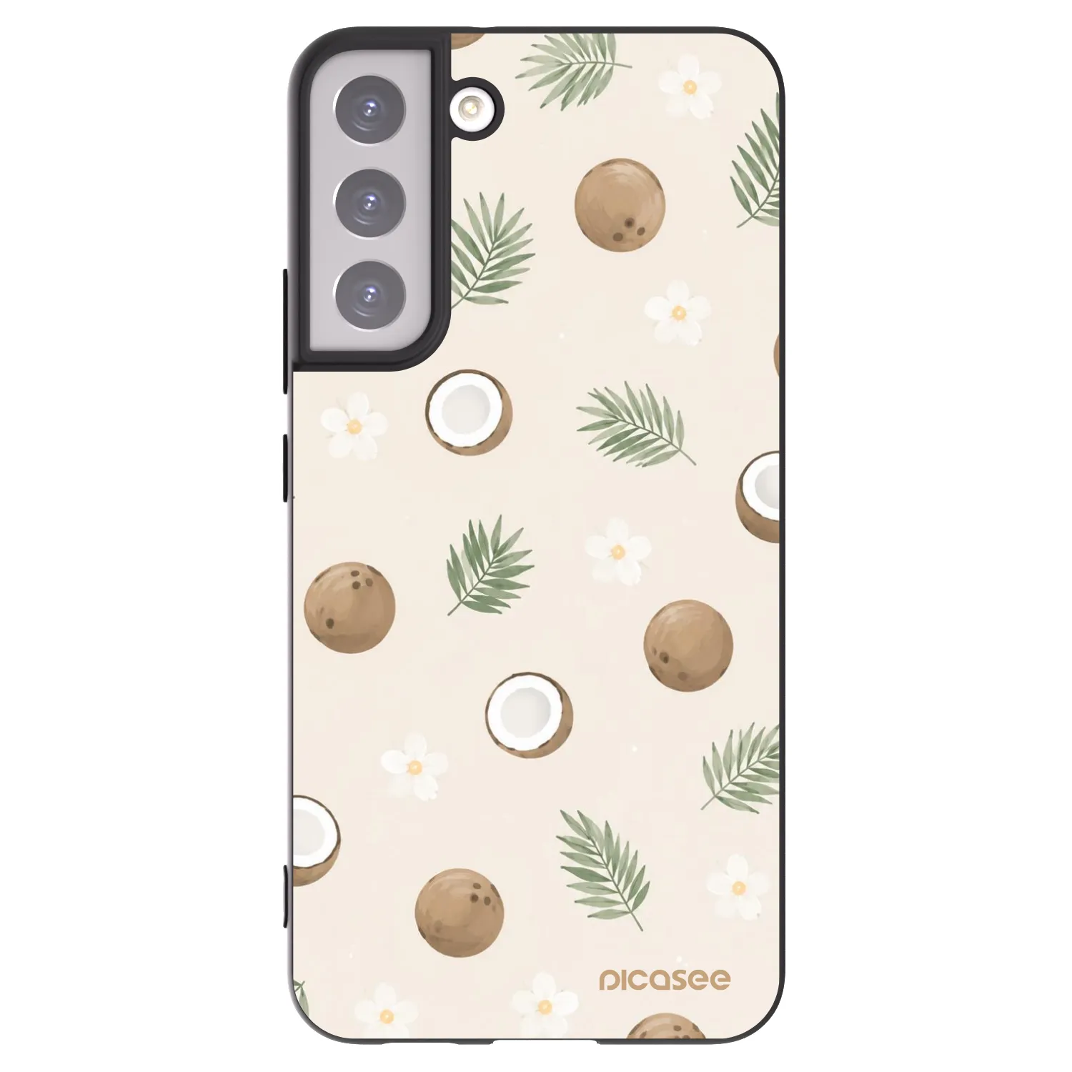 Picasee husă neagră din silicon pentru Samsung Galaxy S22+ 5G - Coconut Breeze