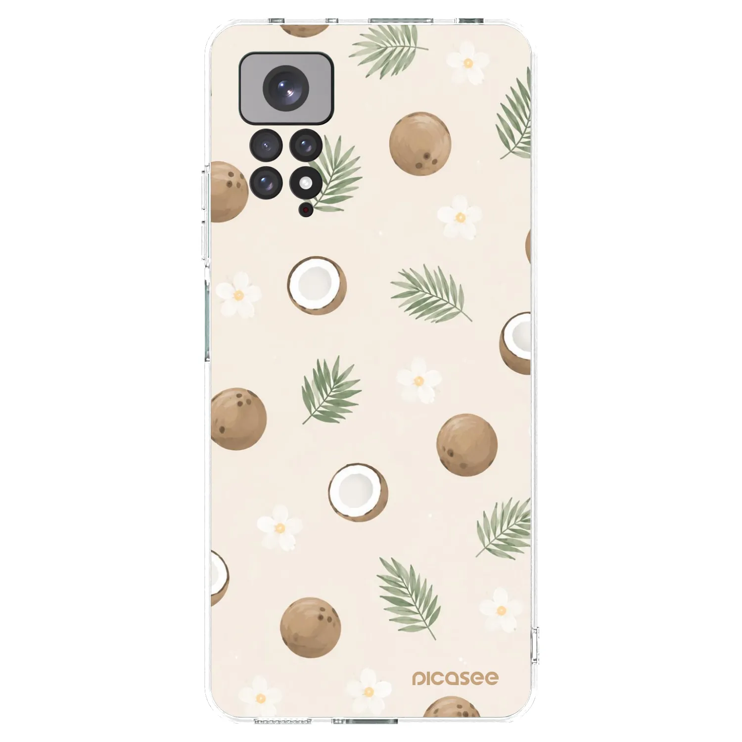 Picasee husă transparentă din silicon pentru Xiaomi Redmi Note 11 - Coconut Breeze