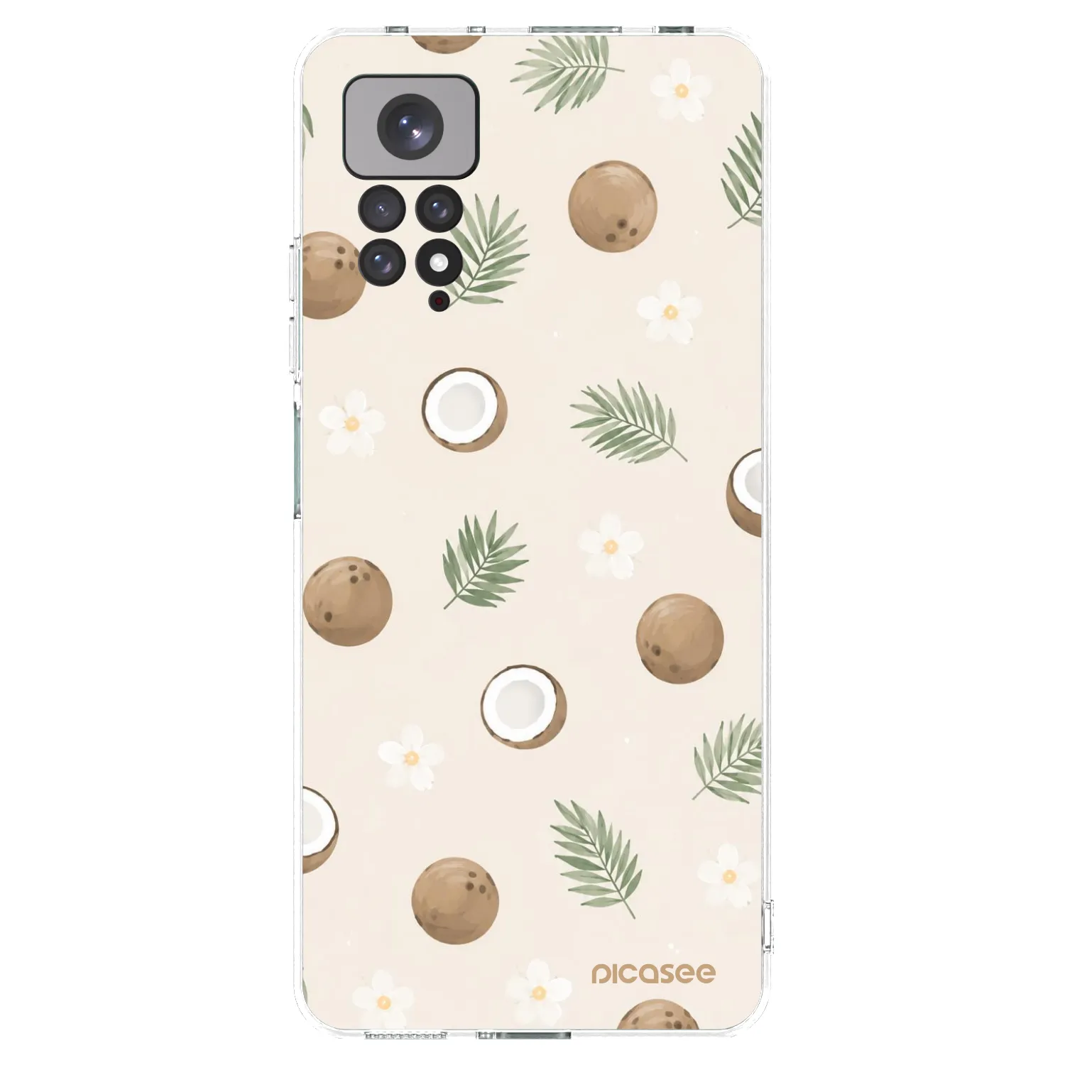 Picasee husă transparentă din silicon pentru Xiaomi Redmi Note 11S 4G - Coconut Breeze