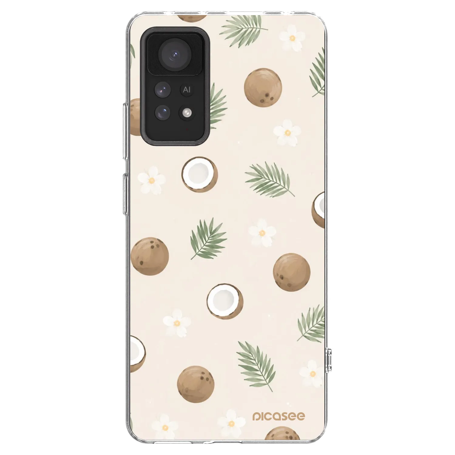Picasee husă transparentă din silicon pentru Xiaomi Redmi Note 11 Pro - Coconut Breeze