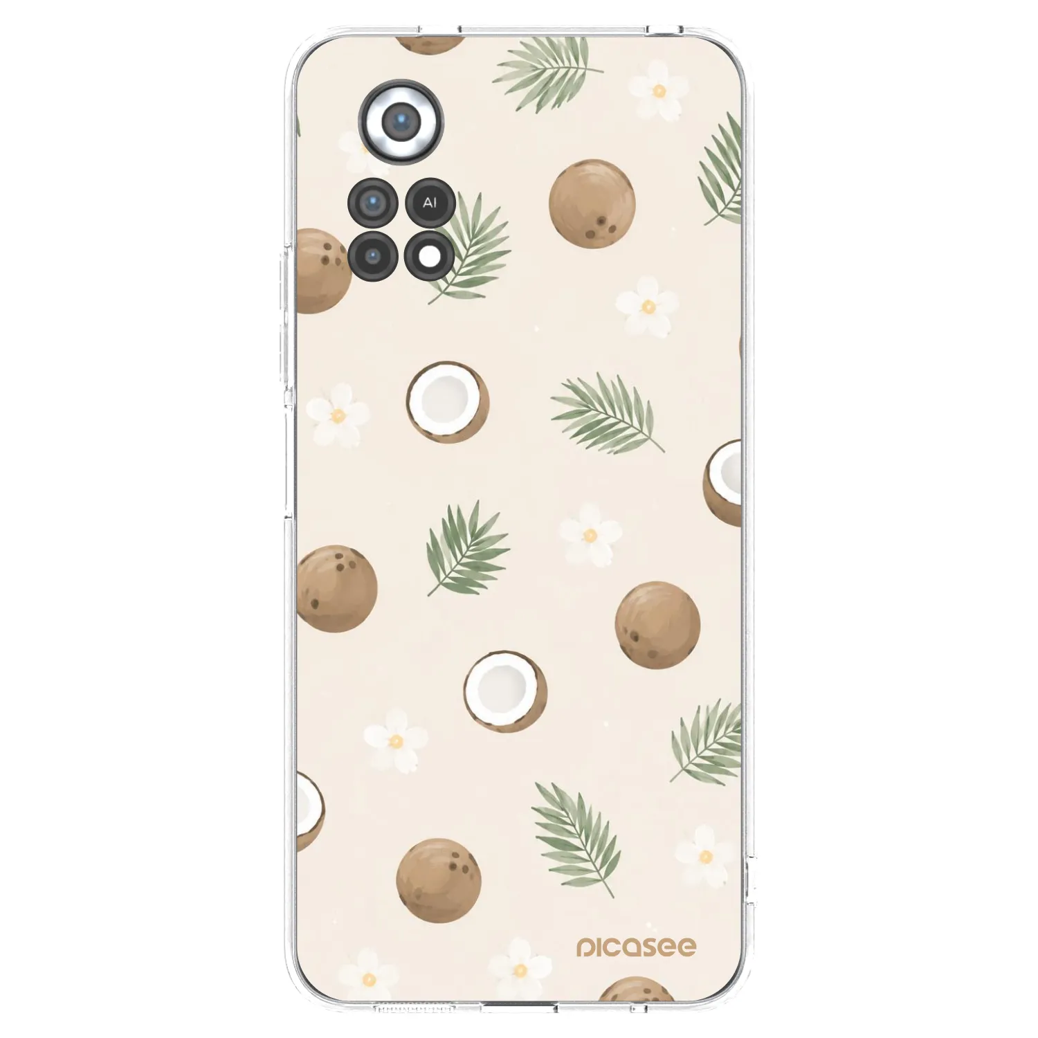 Picasee husă transparentă din silicon pentru Xiaomi Poco X4 Pro 5G - Coconut Breeze