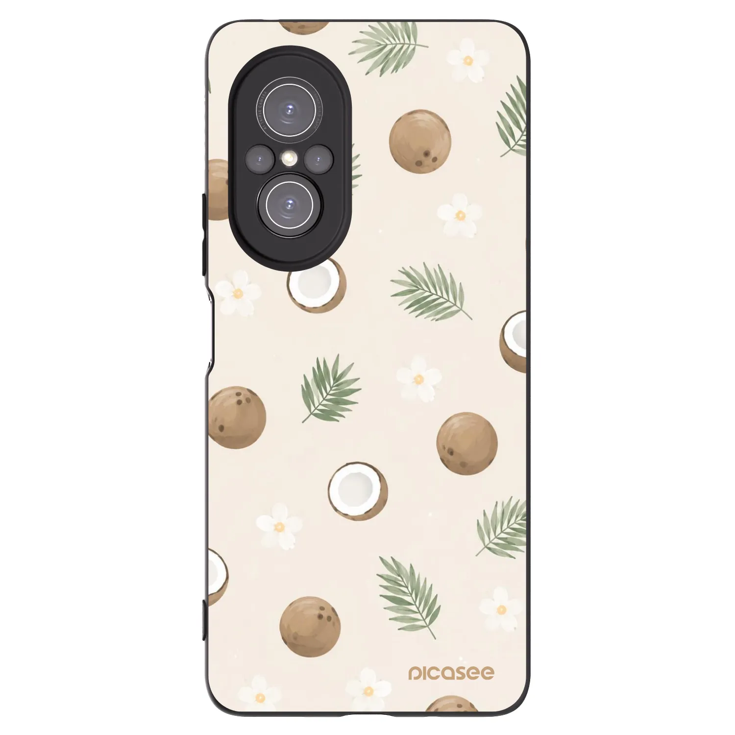 Picasee husă neagră din silicon pentru Huawei Nova 9 SE - Coconut Breeze