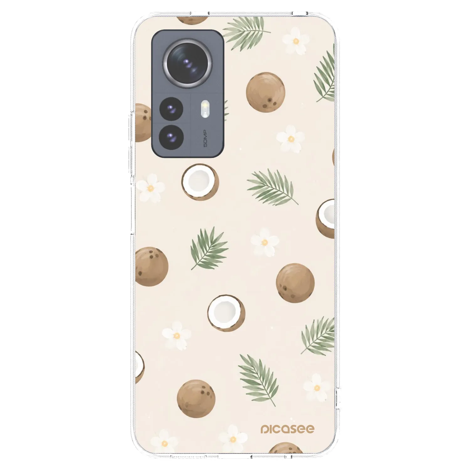 Picasee husă transparentă din silicon pentru Xiaomi 12 Pro - Coconut Breeze