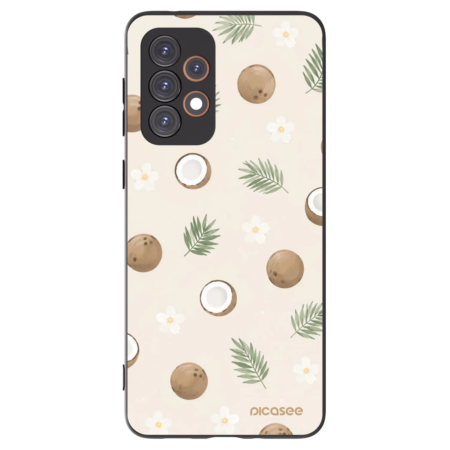 Picasee husă neagră din silicon pentru Samsung Galaxy A33 5G A336 - Coconut Breeze