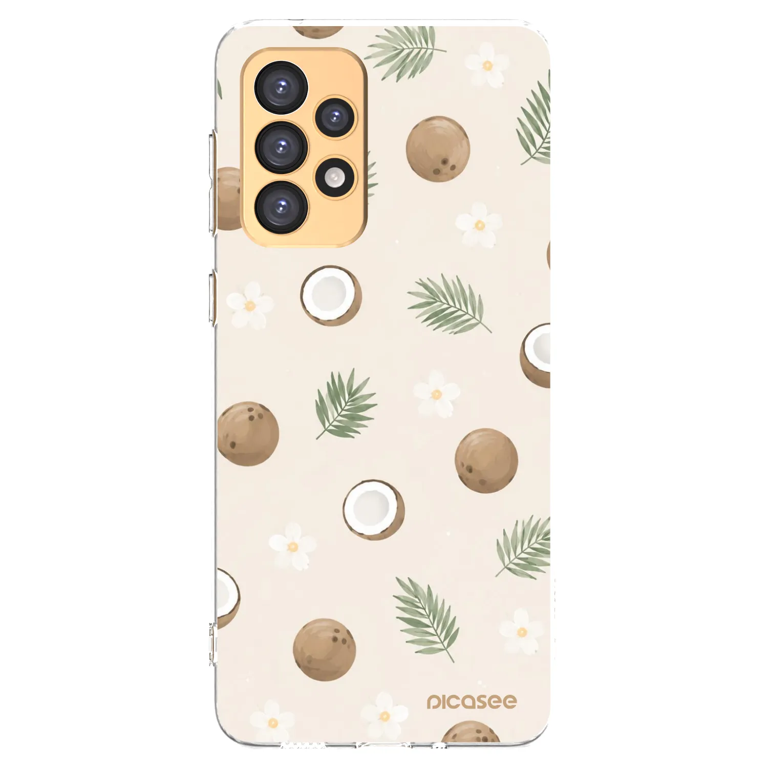 Picasee husă transparentă din silicon pentru Samsung Galaxy A33 5G A336 - Coconut Breeze