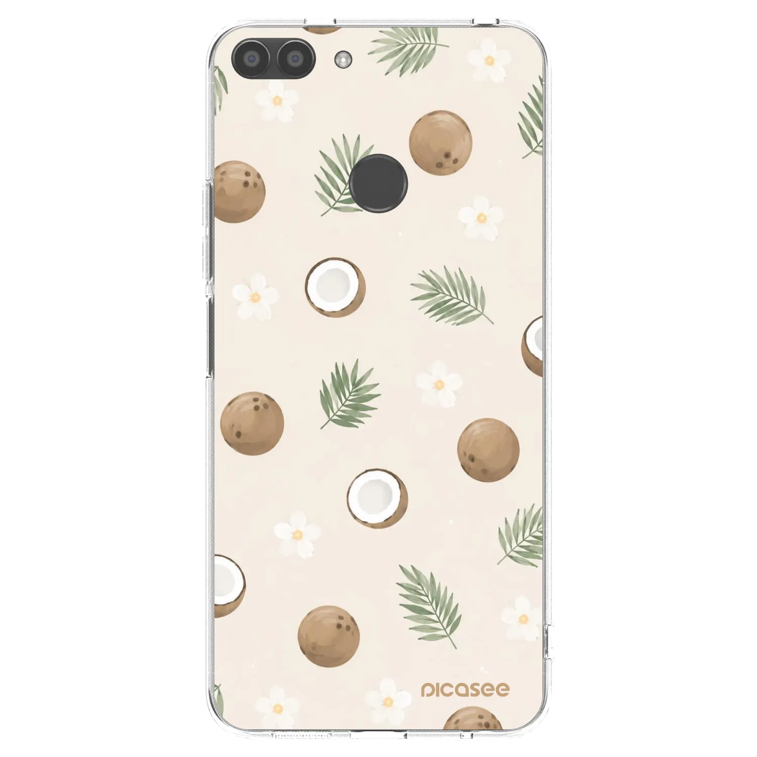 Picasee husă transparentă din silicon pentru Huawei P Smart - Coconut Breeze