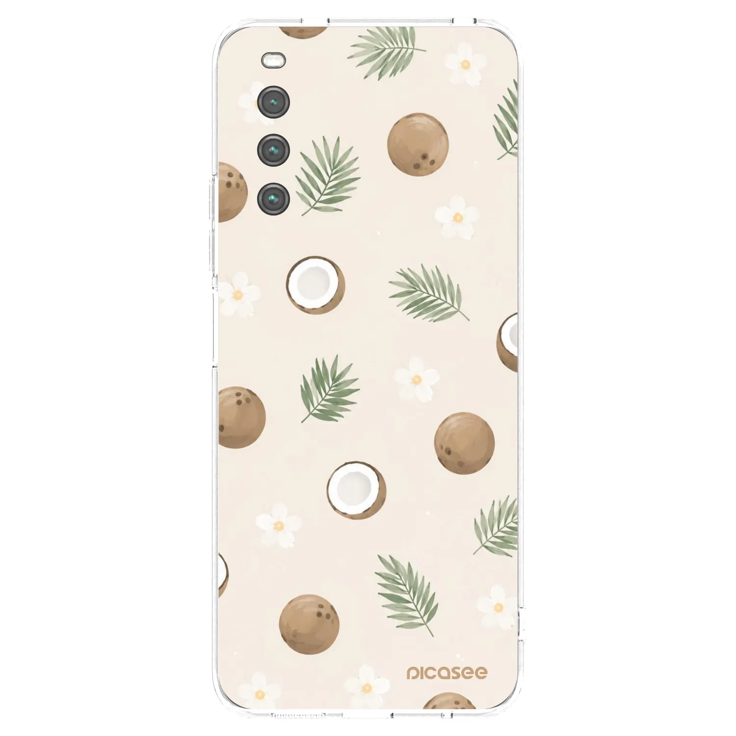 Picasee husă transparentă din silicon pentru Sony Xperia 10 IV 5G - Coconut Breeze