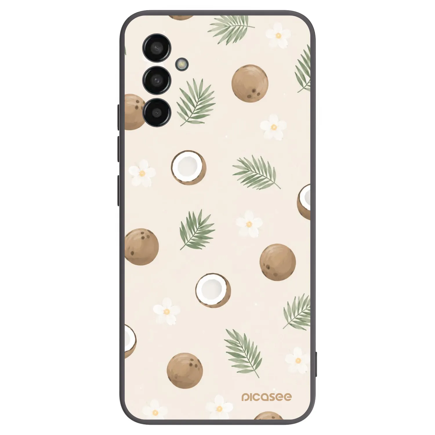 Picasee husă neagră din silicon pentru Samsung Galaxy M13 M135F - Coconut Breeze
