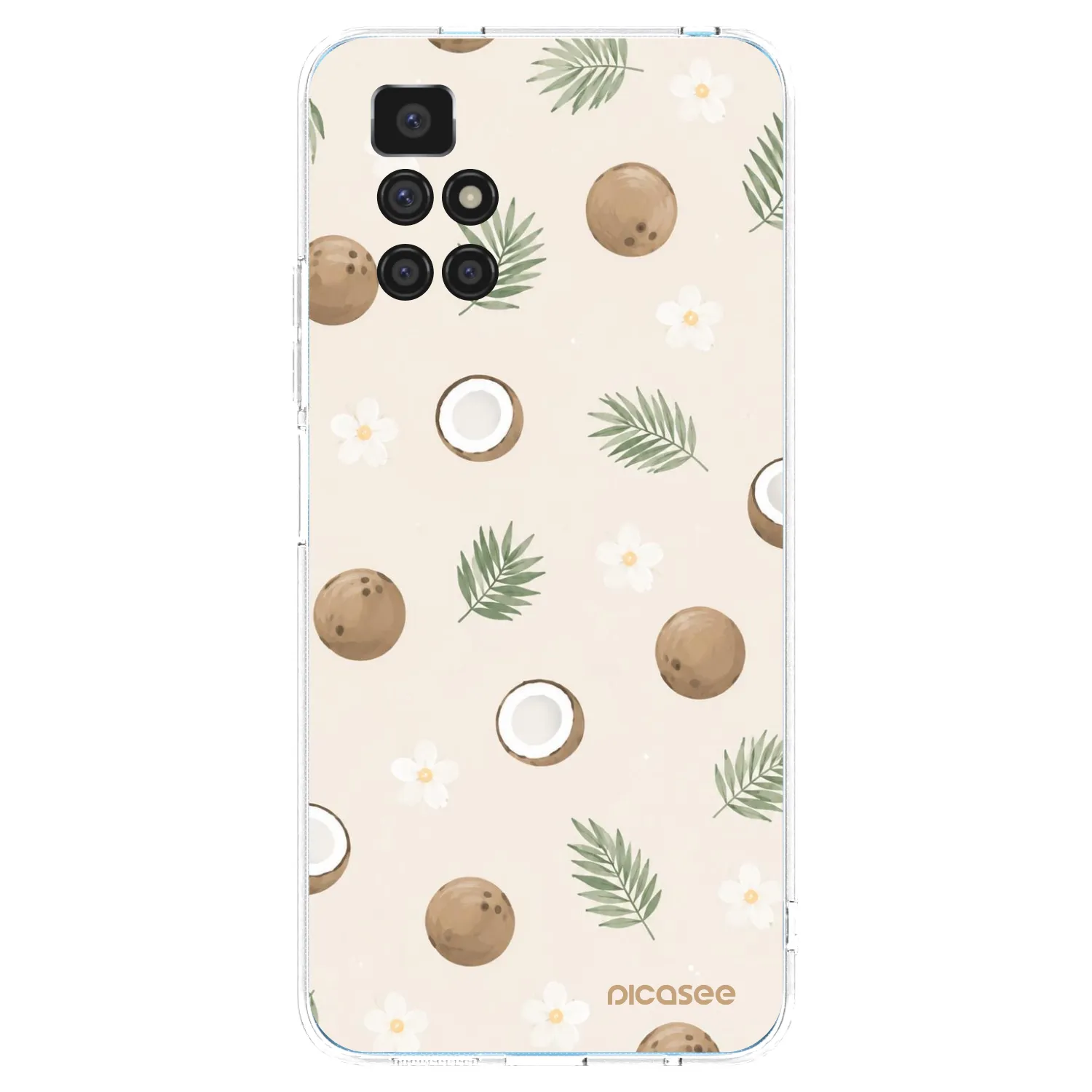 Picasee husă transparentă din silicon pentru Xiaomi Redmi 10 (2022) - Coconut Breeze