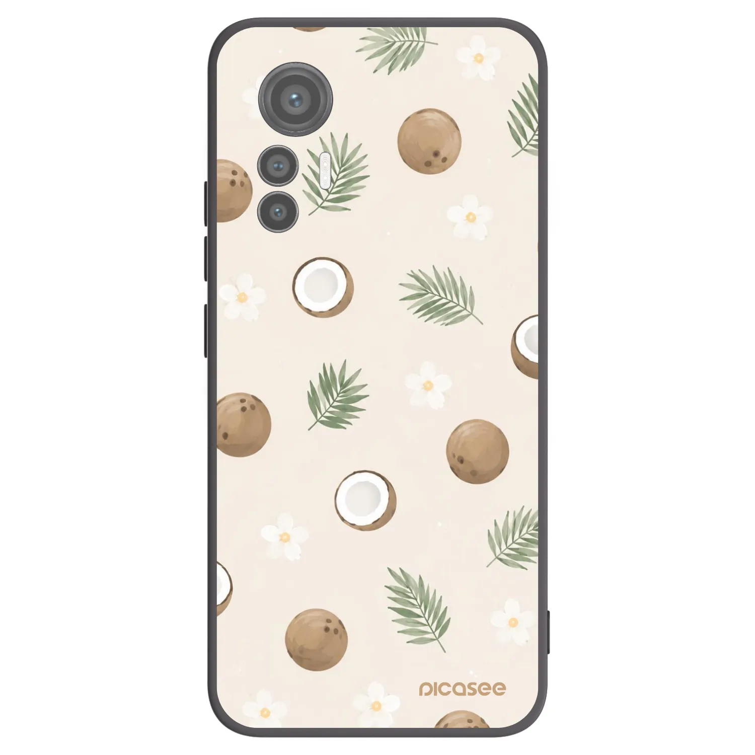 Picasee husă neagră din silicon pentru Xiaomi 12 Lite - Coconut Breeze