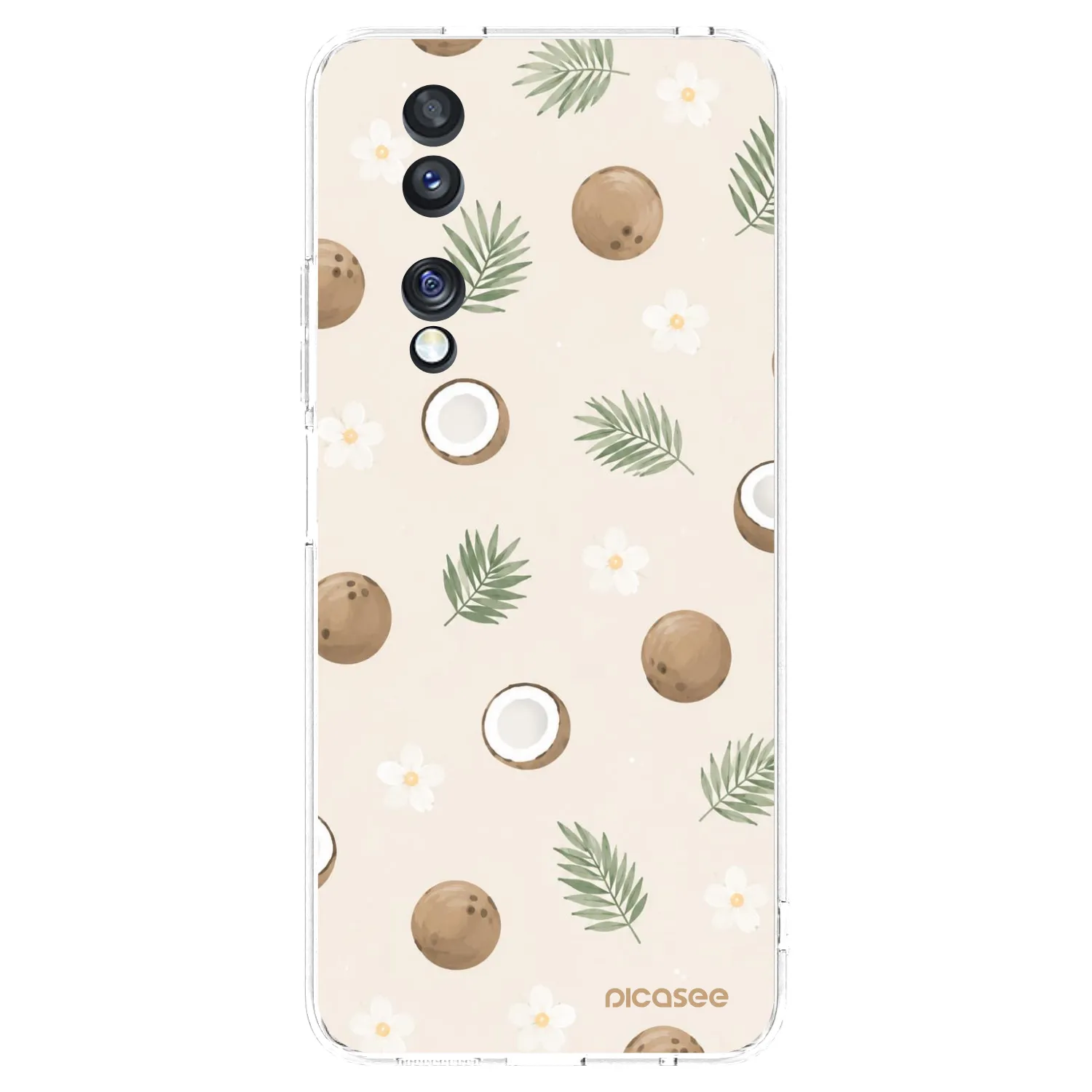 Picasee husă transparentă din silicon pentru Honor 70 - Coconut Breeze