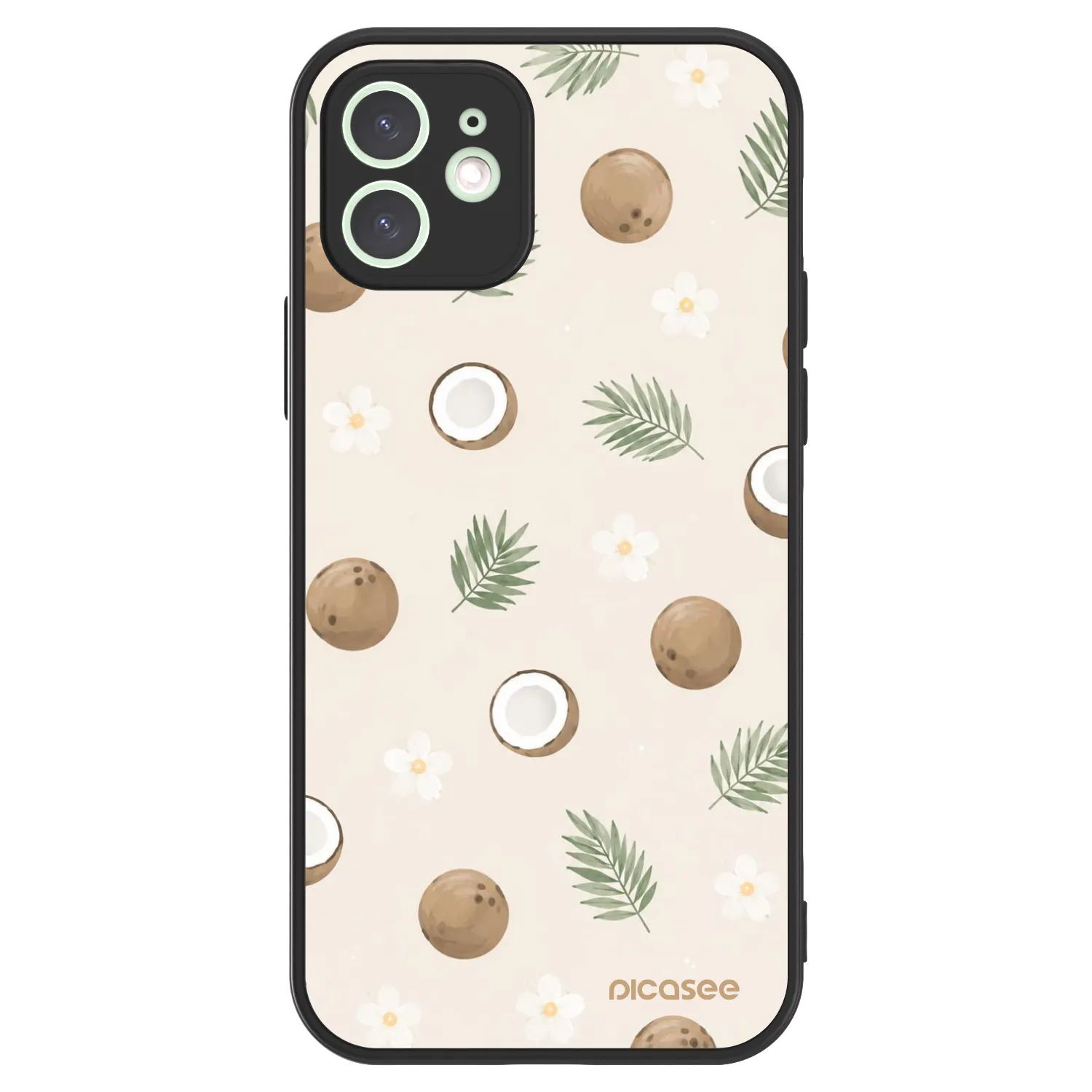Picasee ULTIMATE CASE MagSafe pentru Apple iPhone 12 - Coconut Breeze