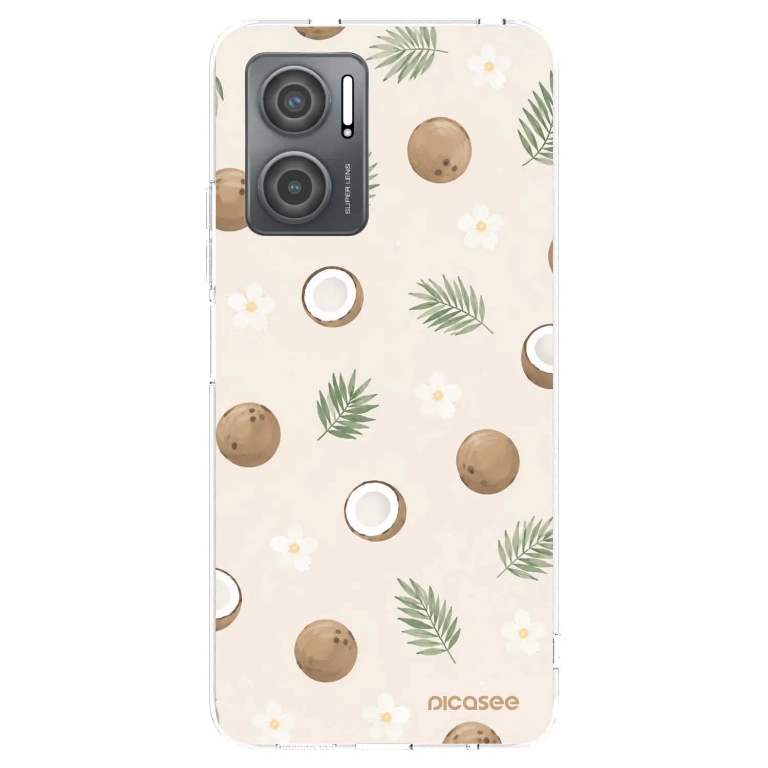 Picasee husă transparentă din silicon pentru Xiaomi Redmi 10 5G - Coconut Breeze