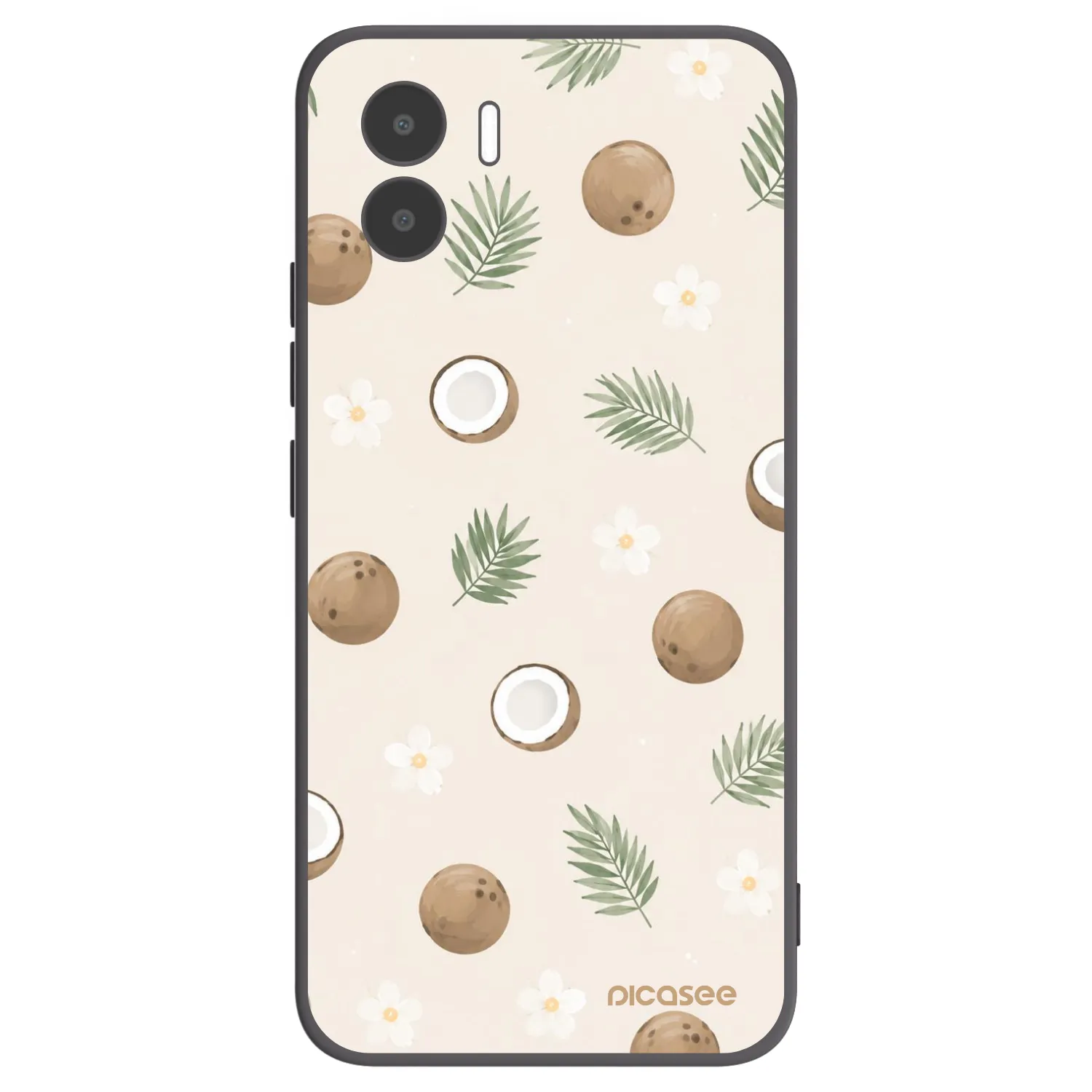 Picasee husă neagră din silicon pentru Xiaomi Redmi A1 - Coconut Breeze