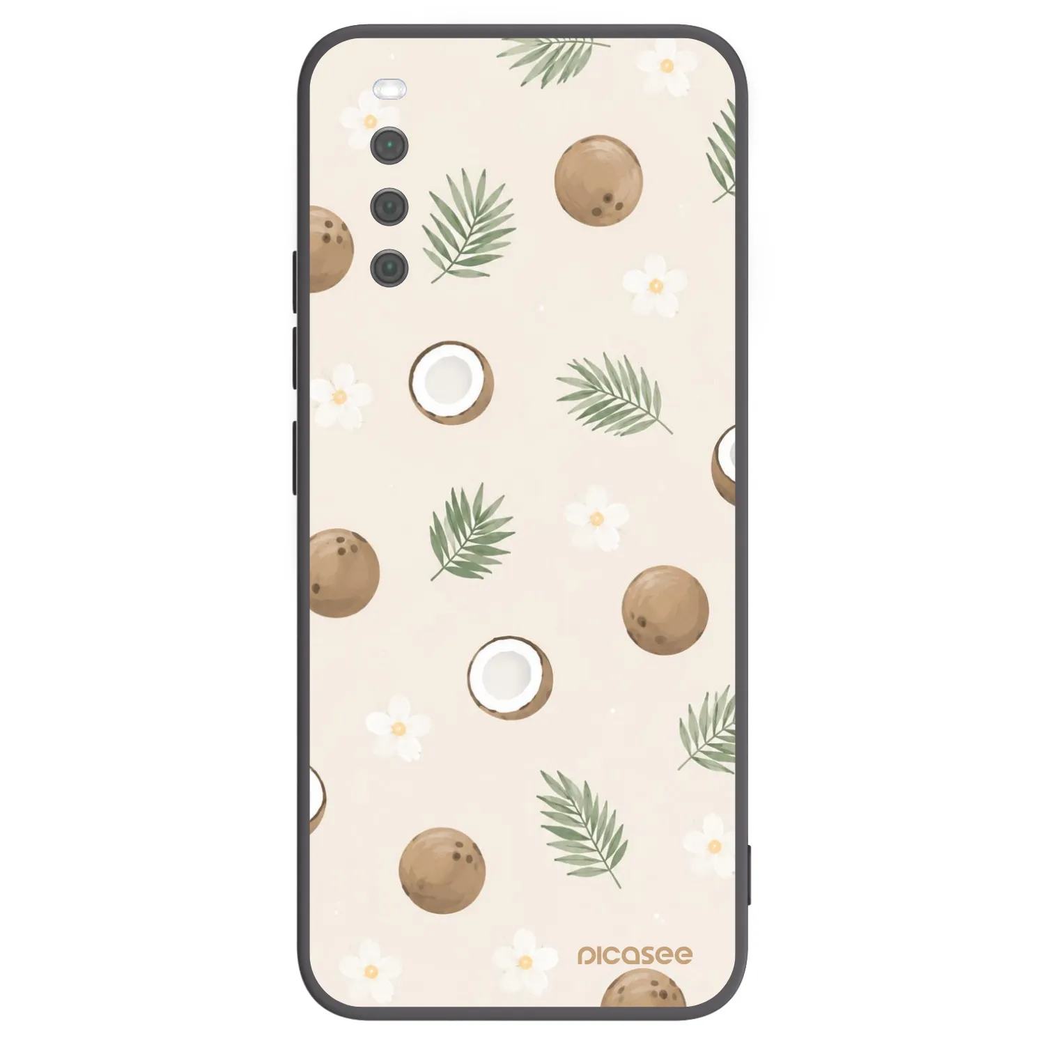 Picasee husă neagră din silicon pentru Sony Xperia 10 III - Coconut Breeze