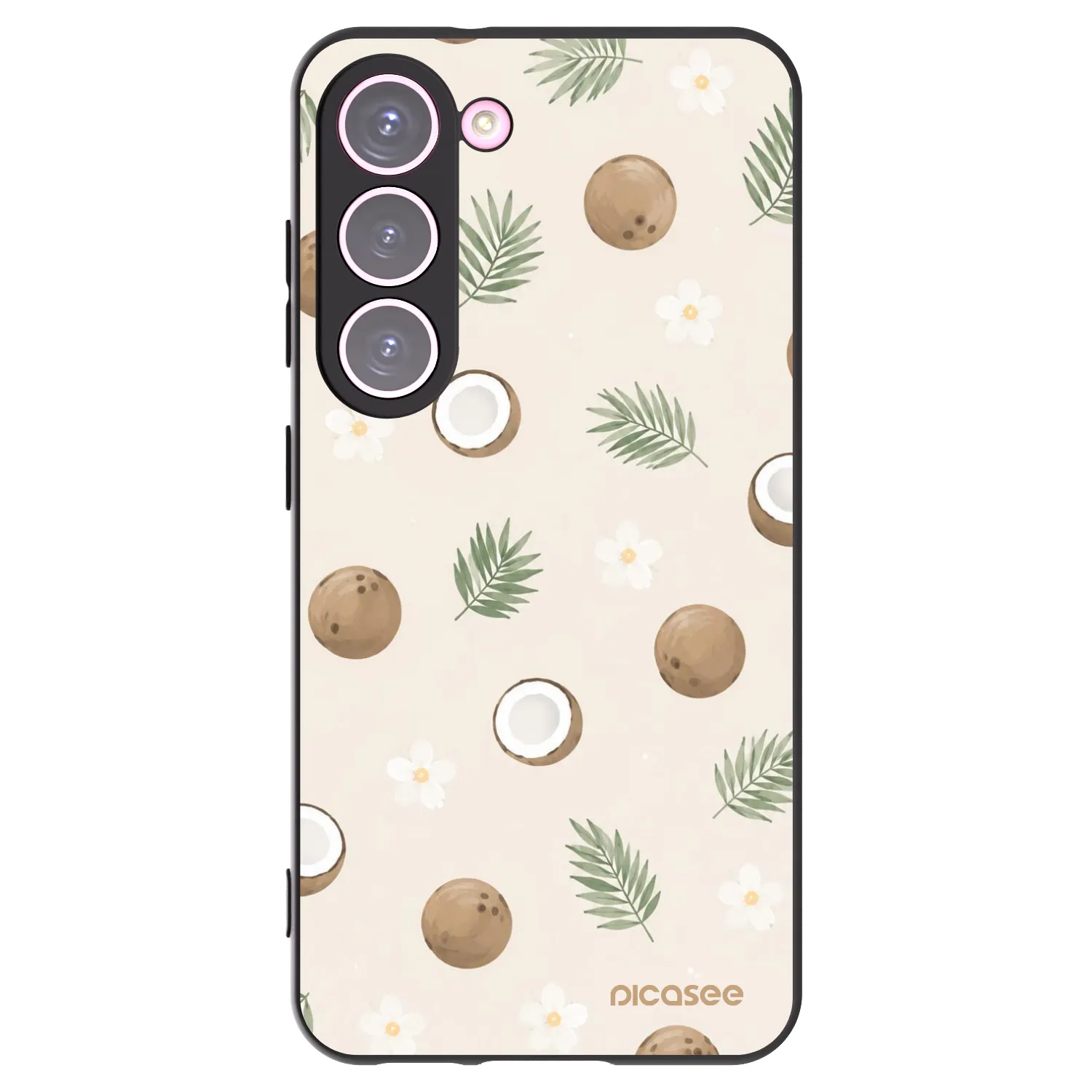 Picasee husă neagră din silicon pentru Samsung Galaxy S23 5G - Coconut Breeze