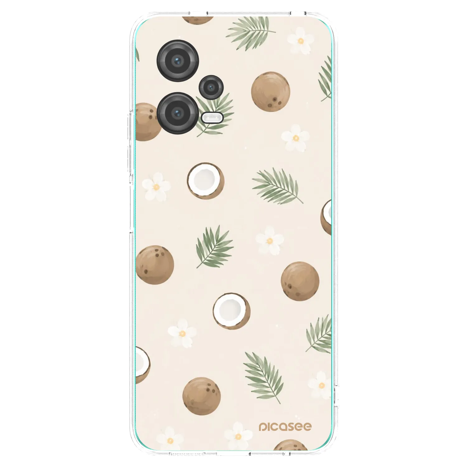 Picasee husă transparentă din silicon pentru Xiaomi Poco X5 - Coconut Breeze